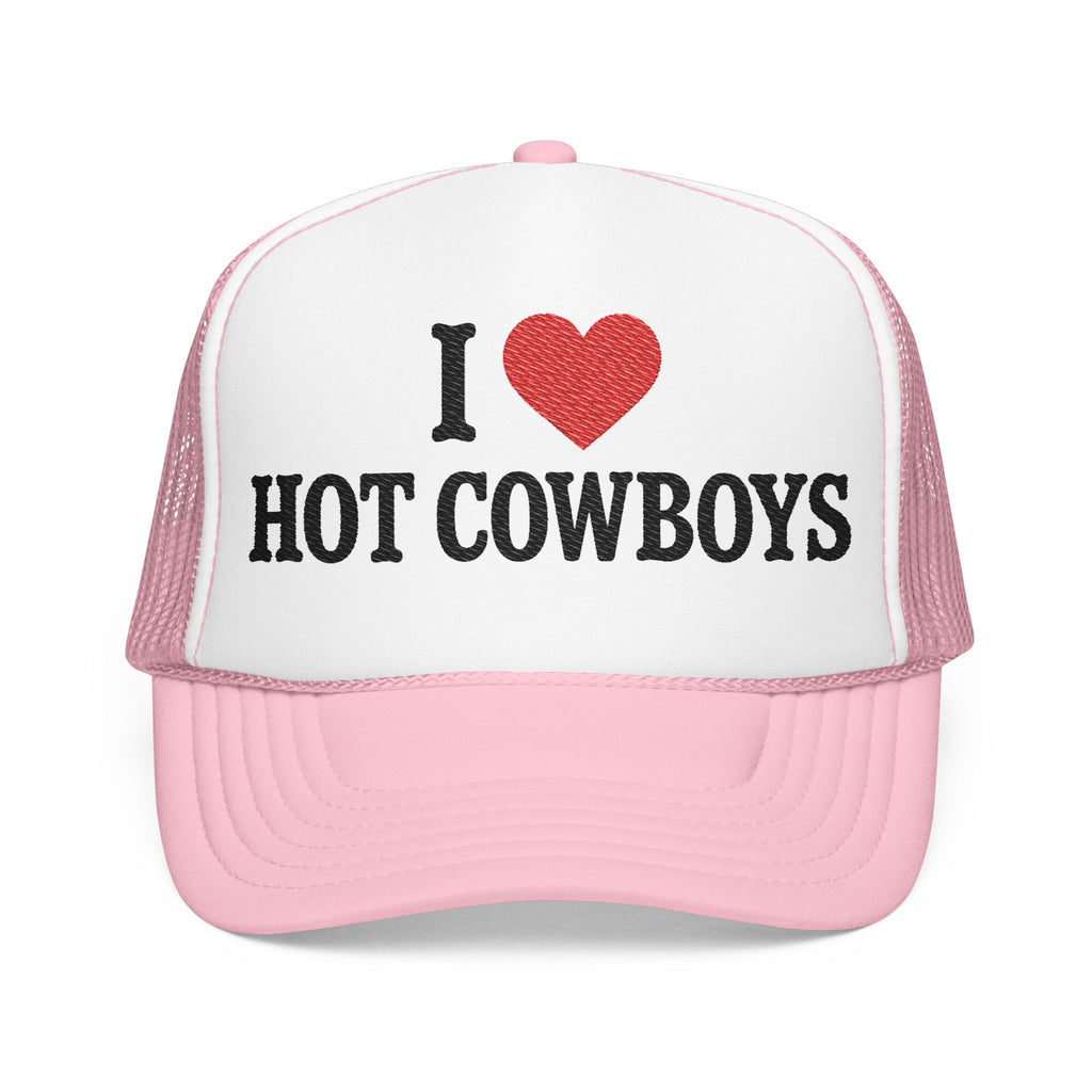 I Love Hot Cowboys Hat