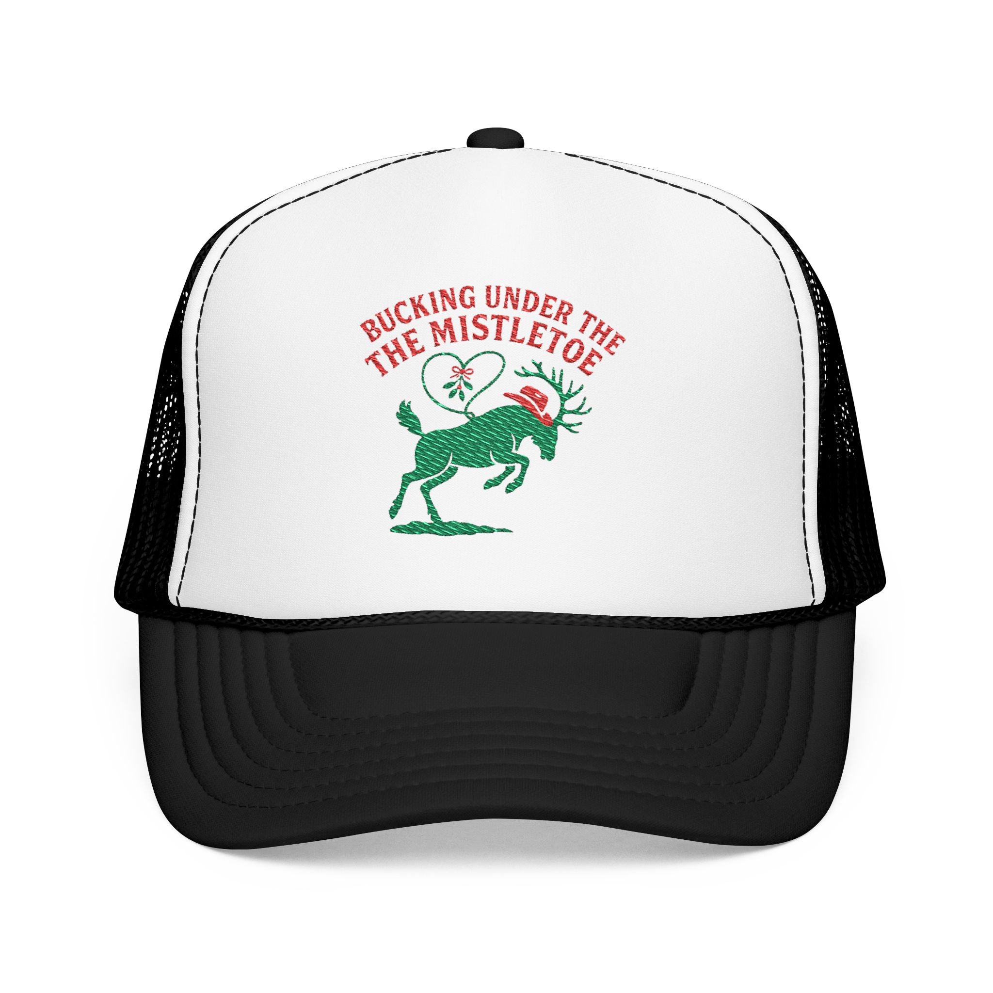 Bucking Under the Mistletoe Trucker Hat