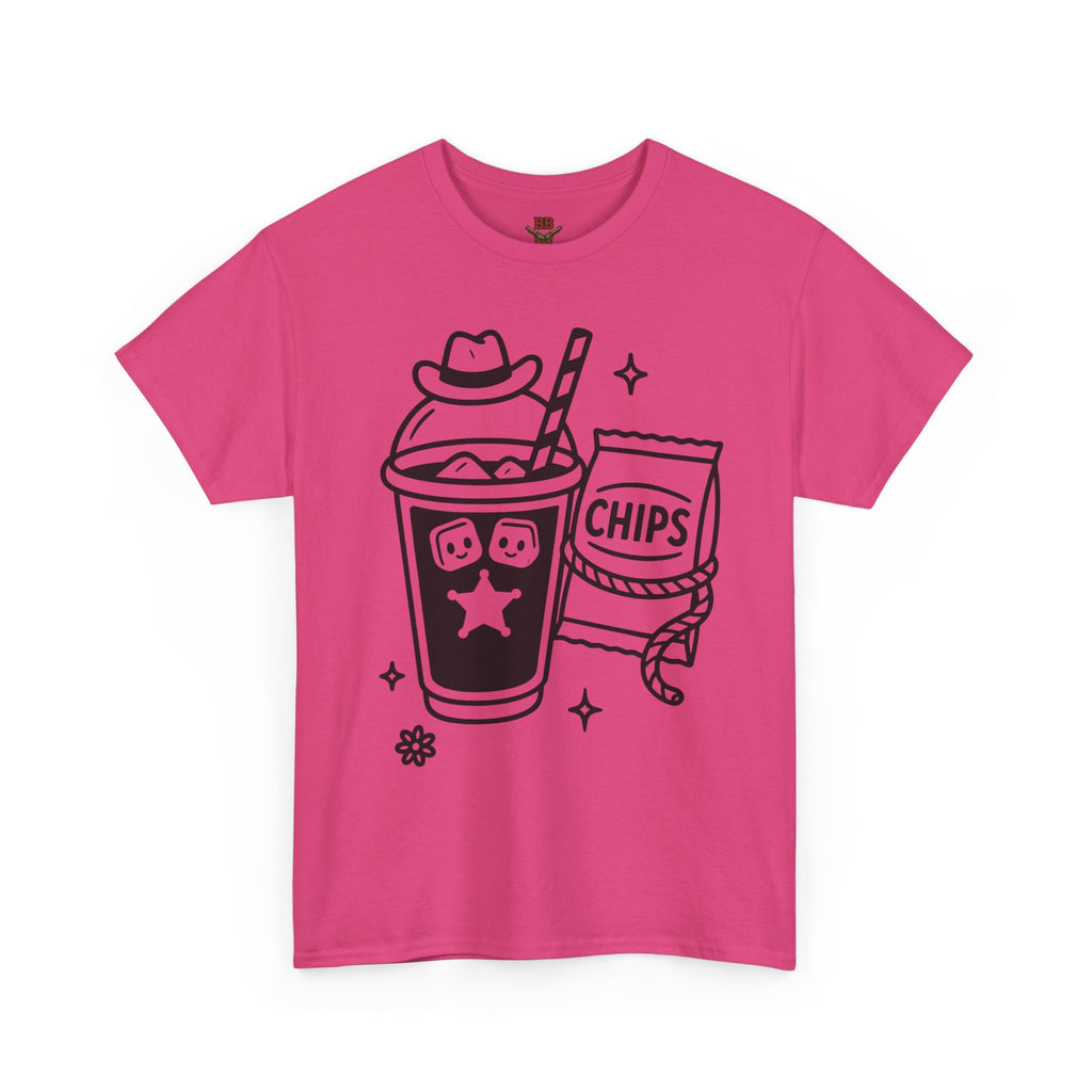 Soda and Chips Illustration Tee