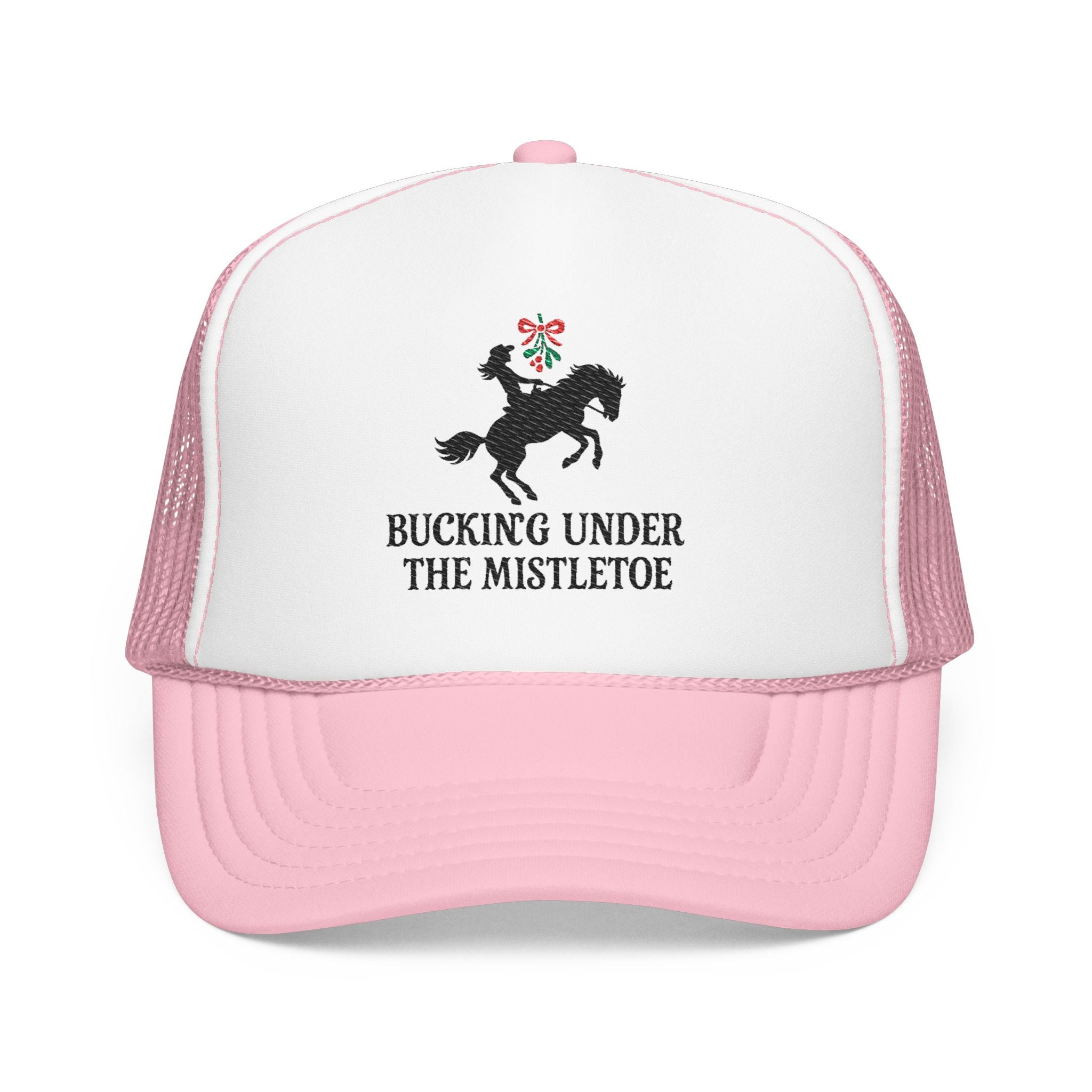 Bucking Under The Mistletoe Trucker Hat